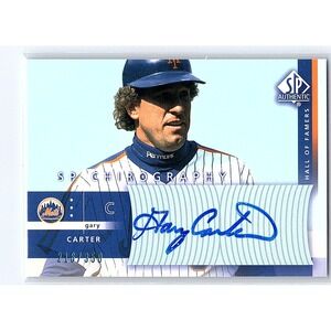 2003 SP Authentic - Chirography Hall of Famers Gary Carter #GC1 /350 (AU)